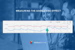 A picture depicting the process of measuring the Google CSS effect