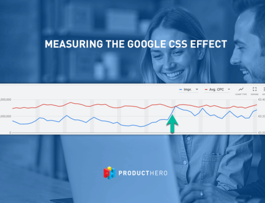 A picture depicting the process of measuring the Google CSS effect