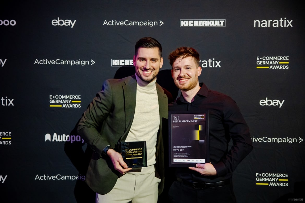 Reimagining ERP for e-commerce with weclapp: E-commerce Germany Awards interviews