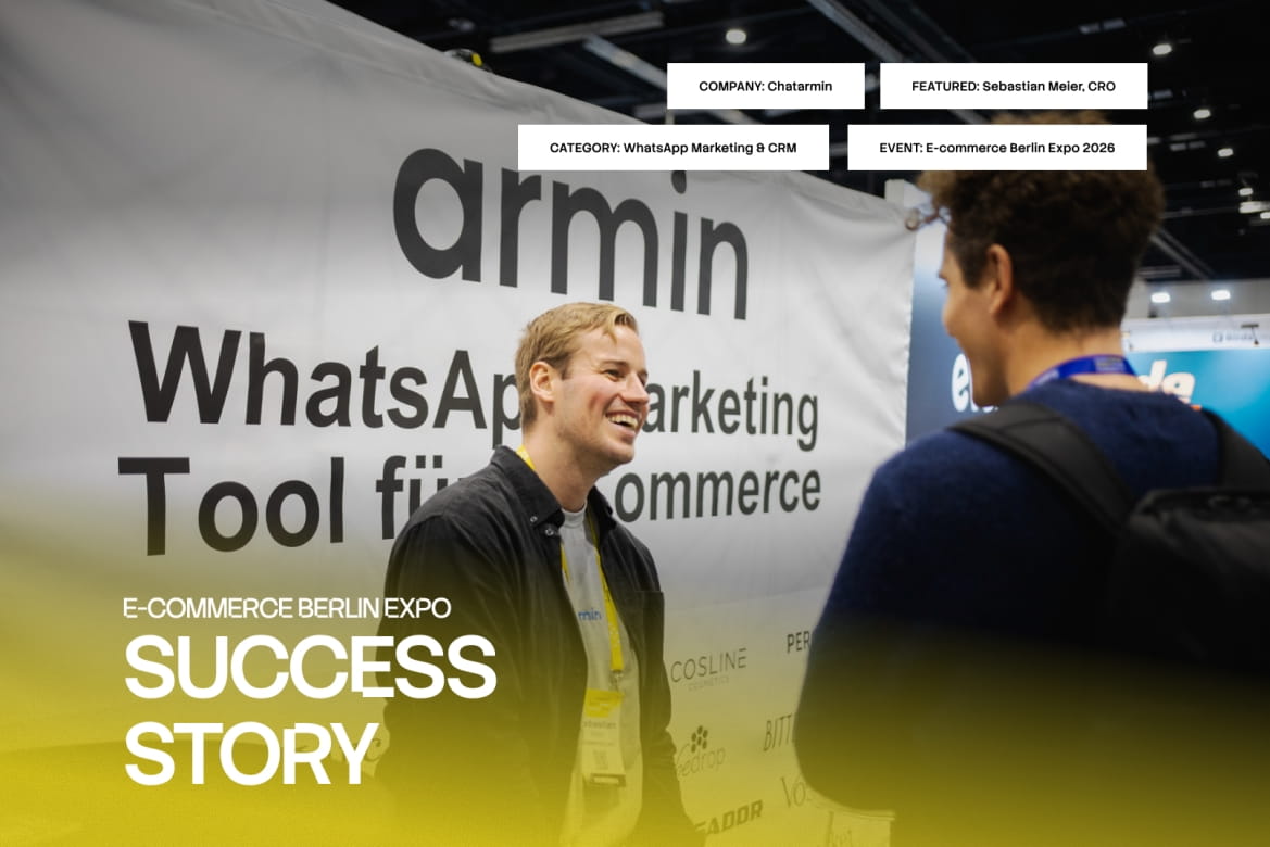 Event Sponsorship ROI: How Chatarmin made a 20,000 euro deal at E-commerce Berlin Expo 2026