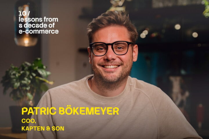 The photo of Patric Bökemeyer, COO at Kapten & Son used in the interview with E-commerce Berlin Expo