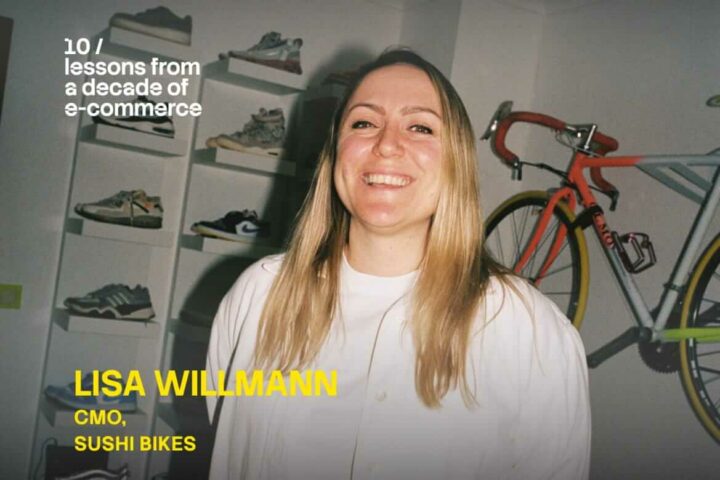 The picture of Lisa Willmann, CMO of SUSHI BIKES illustrating an interview with her organized by E-commerce Berlin Expo organizers