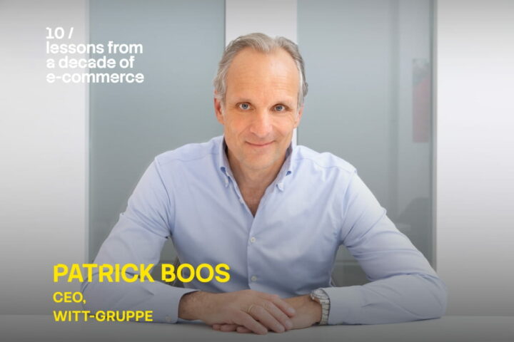Patrick Boos CEO of Witt-Gruppe photo in interview with E-commerce Berlin Expo