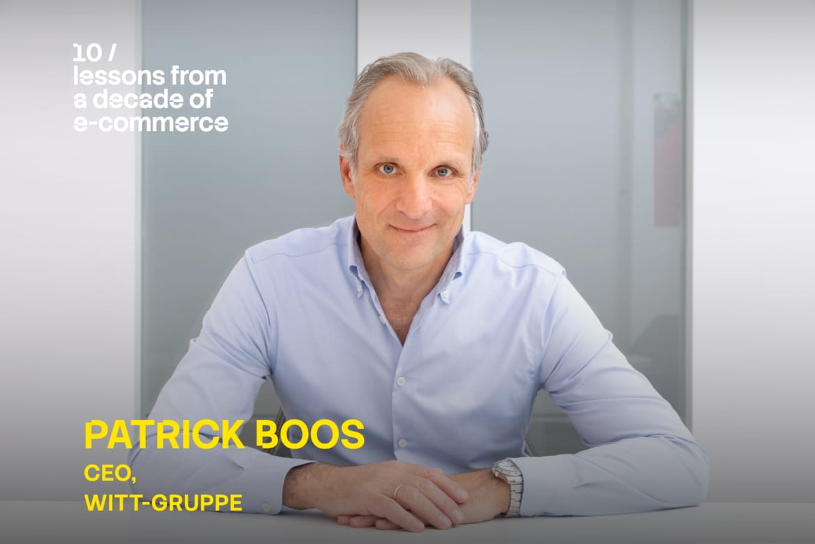 Patrick Boos CEO of Witt-Gruppe photo in interview with E-commerce Berlin Expo