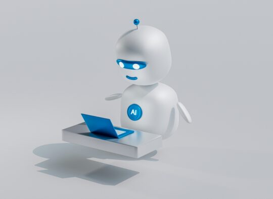 AI chatbot responding to a human